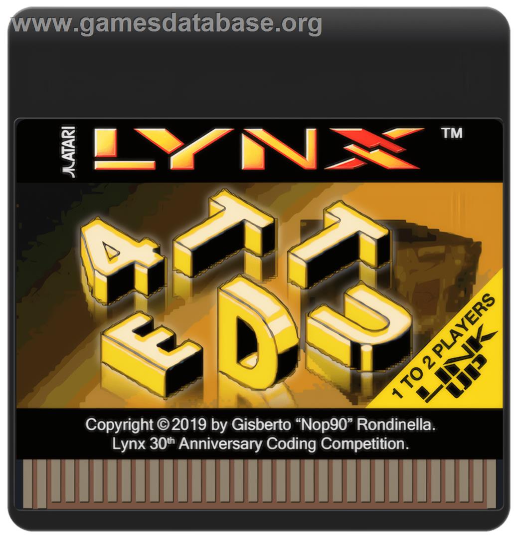 4Ttude - Atari Lynx - Artwork - Cartridge