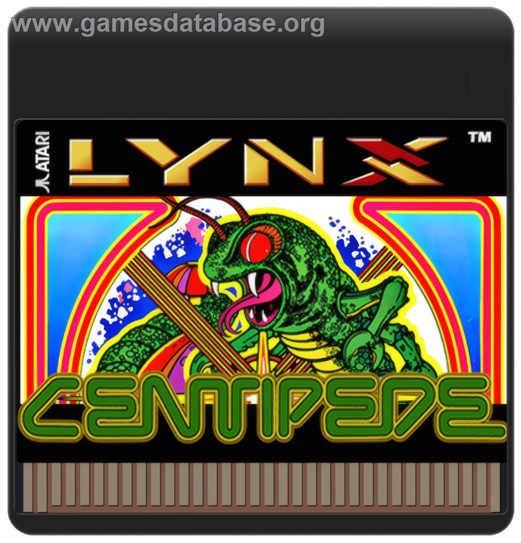 Centipede - Atari Lynx - Artwork - Cartridge