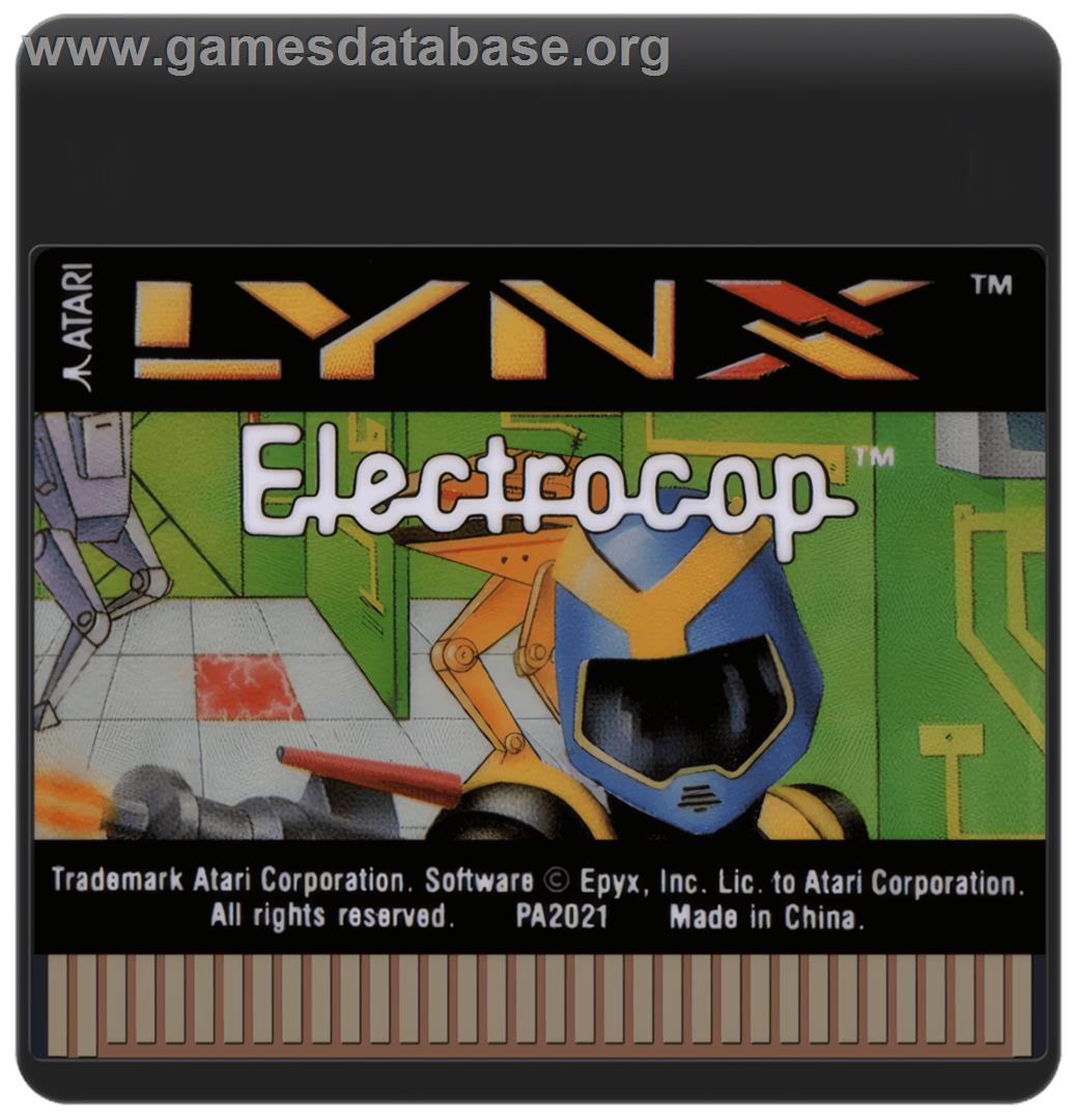 Electrocop - Atari Lynx - Artwork - Cartridge