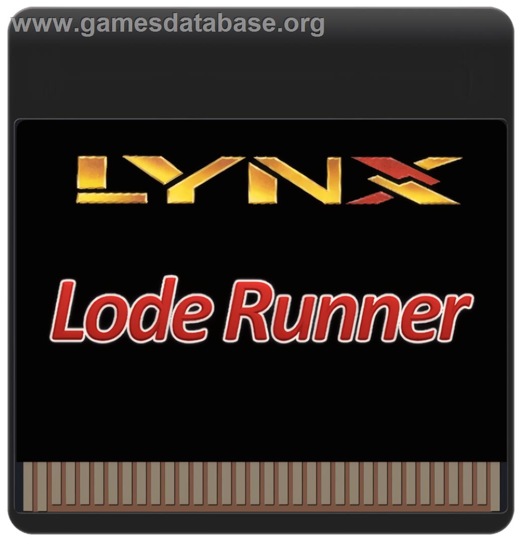 Lode Runner - Atari Lynx - Artwork - Cartridge