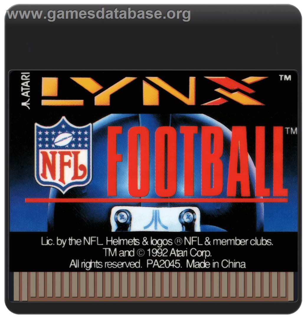 Nfl Football - Atari Lynx - Artwork - Cartridge