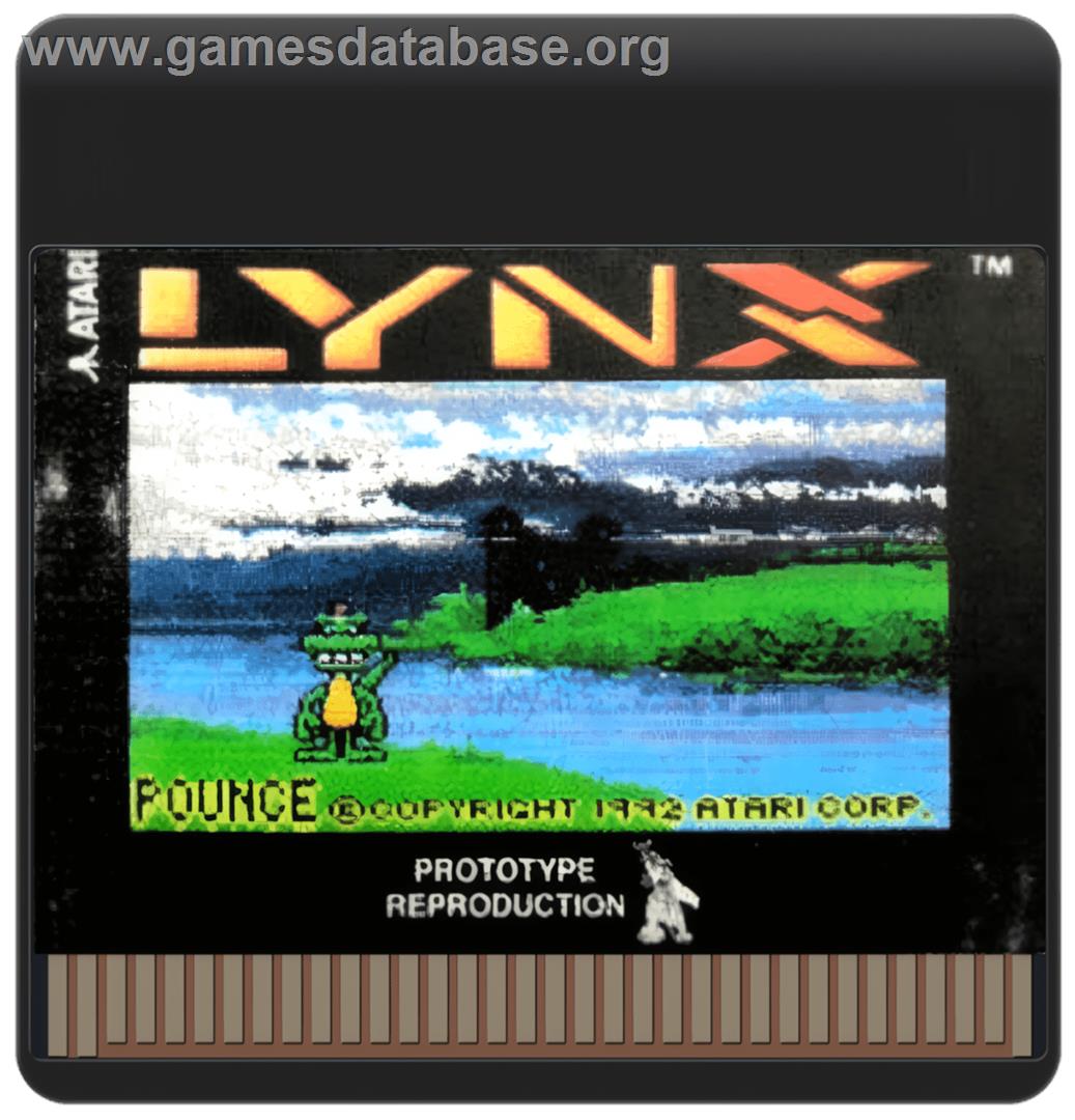 Pounce! - Atari Lynx - Artwork - Cartridge
