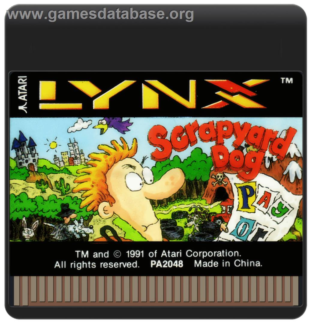 Scrapyard Dog - Atari Lynx - Artwork - Cartridge