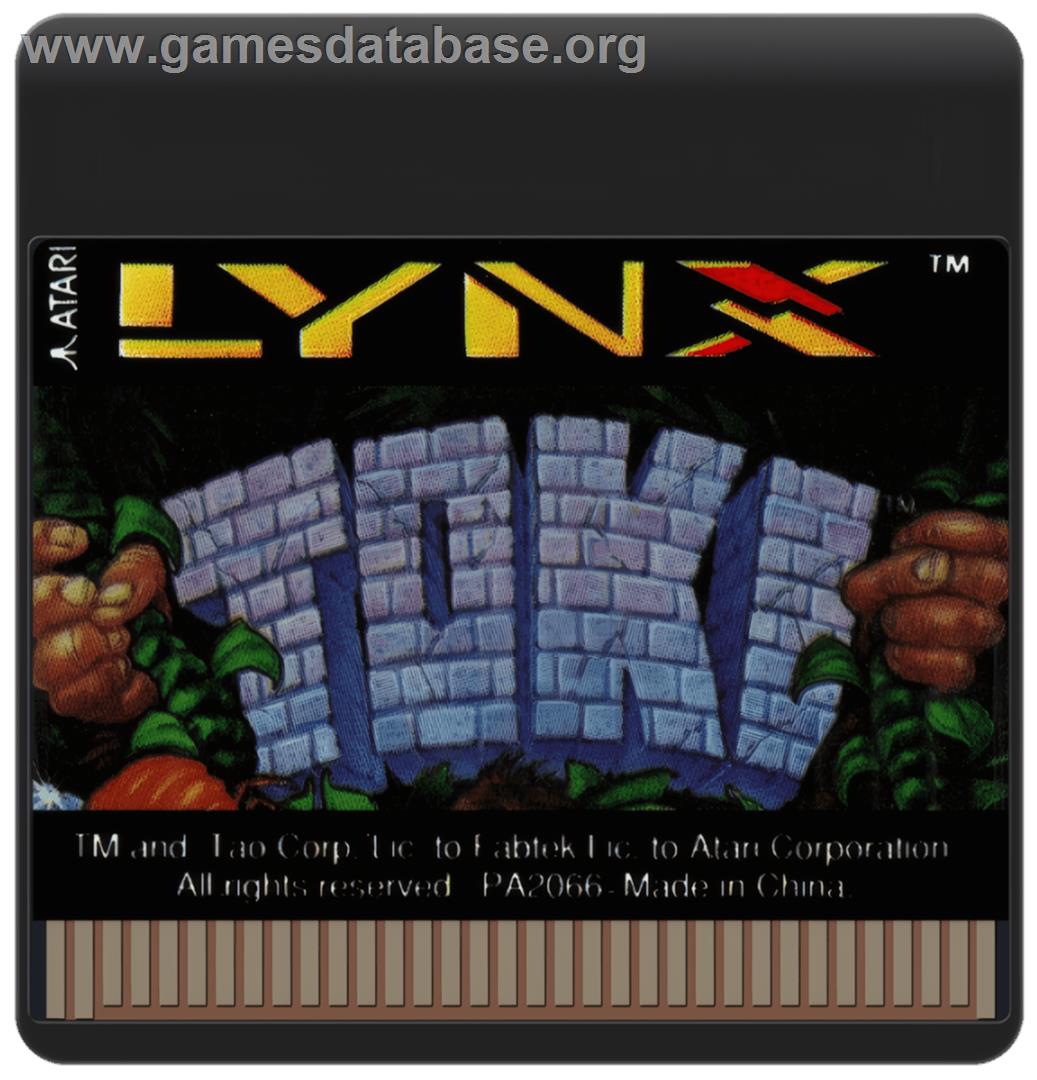 Toki - Atari Lynx - Artwork - Cartridge