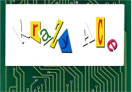 Top of cartridge artwork for Krazy Ace Miniature Golf on the Atari Lynx.