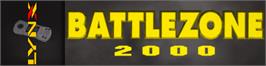 Arcade Cabinet Marquee for Battlezone 2000.