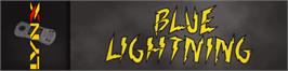 Arcade Cabinet Marquee for Blue Lightning.