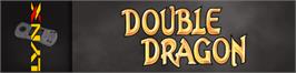 Arcade Cabinet Marquee for Double Dragon.