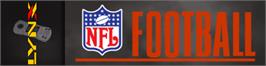 Arcade Cabinet Marquee for NFL Football.