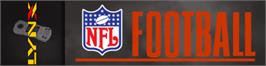 Arcade Cabinet Marquee for Nfl Football.