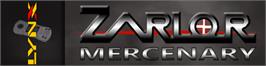 Arcade Cabinet Marquee for Zarlor Mercenary.