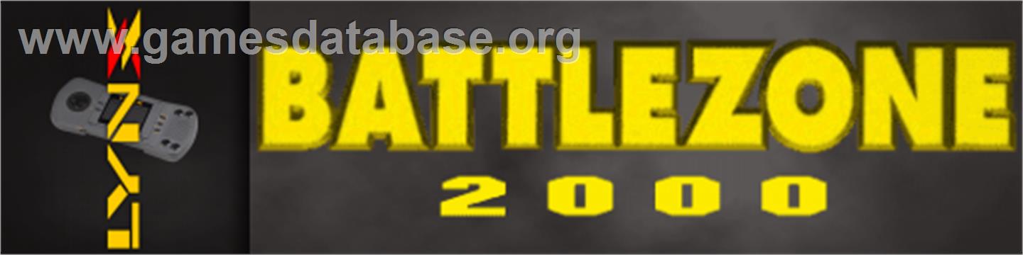 Battlezone 2000 - Atari Lynx - Artwork - Marquee