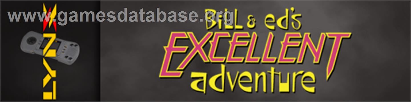 Bill & Ted's Excellent Adventure - Atari Lynx - Artwork - Marquee