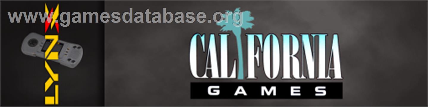 California Games - Atari Lynx - Artwork - Marquee