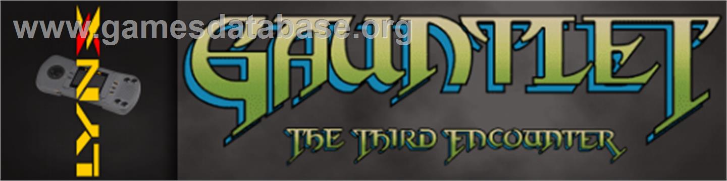 Gauntlet - The Third Encounter - Atari Lynx - Artwork - Marquee