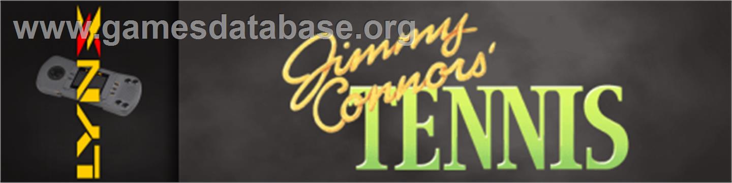 Jimmy Connors Pro Tennis Tour - Atari Lynx - Artwork - Marquee