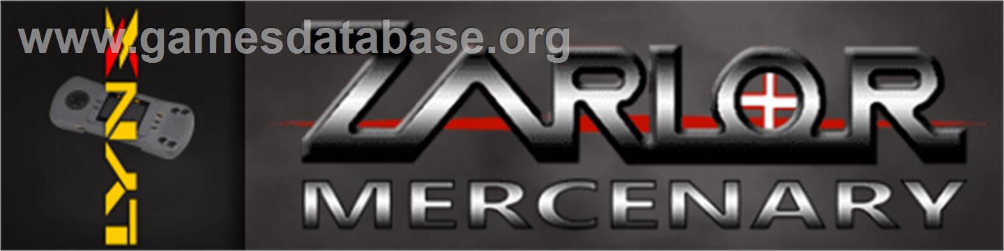 Zarlor Mercenary - Atari Lynx - Artwork - Marquee