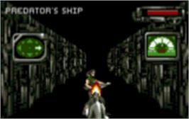 In game image of Alien vs. Predator on the Atari Lynx.