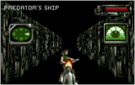 In game image of Alien vs Predator on the Atari Lynx.