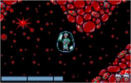 In game image of Bubble Trouble on the Atari Lynx.