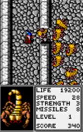 In game image of Gauntlet: The Third Encounter on the Atari Lynx.