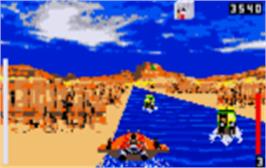 In game image of Hydra on the Atari Lynx.