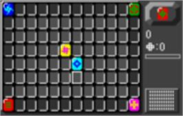 In game image of Ishido: The Way of Stones on the Atari Lynx.