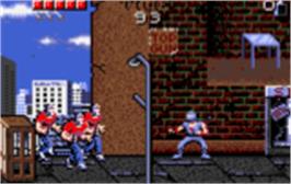 In game image of Ninja Gaiden on the Atari Lynx.