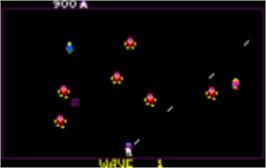 In game image of Robotron - 2084 on the Atari Lynx.