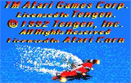 Title screen of Hydra on the Atari Lynx.