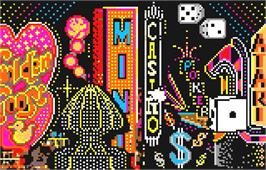 Title screen of Lynx Casino on the Atari Lynx.