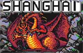 Title screen of Shanghai on the Atari Lynx.