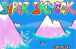 Title screen of Super Skweek on the Atari Lynx.