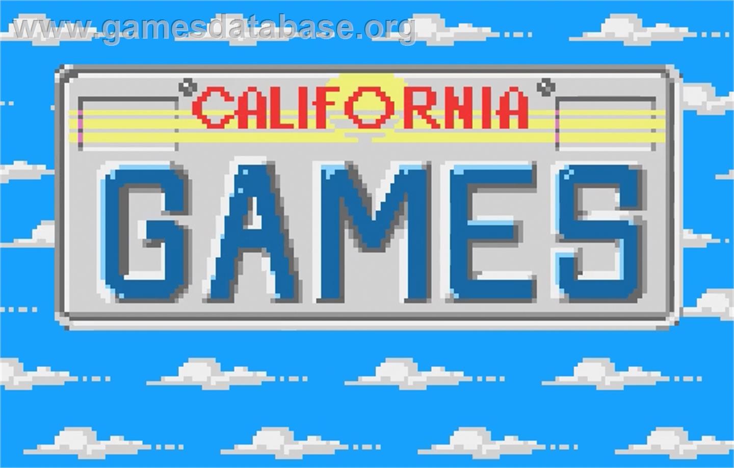 California Games - Atari Lynx - Artwork - Title Screen