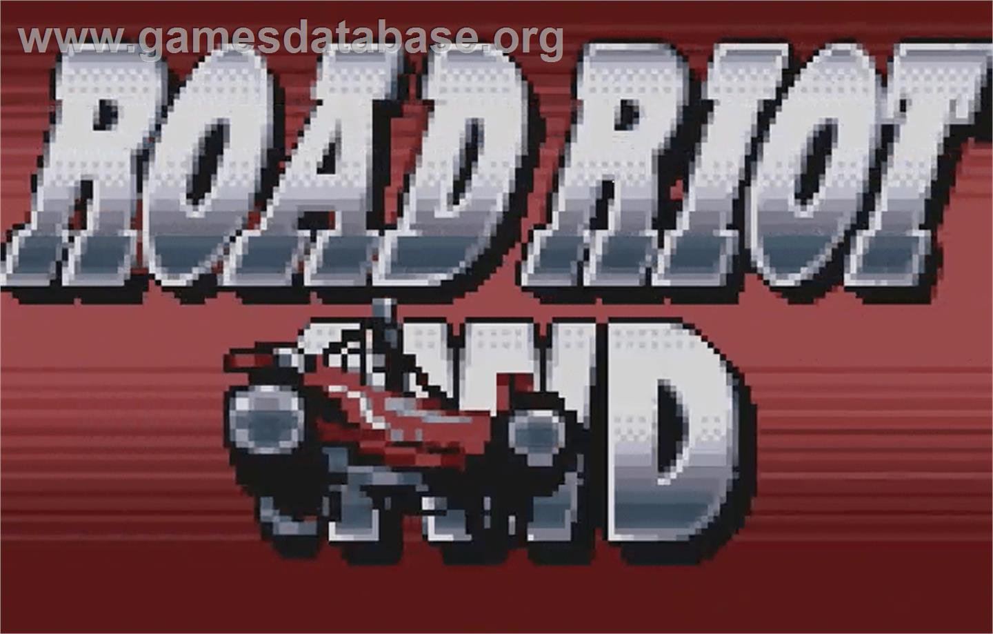 Road Riot 4WD - Atari Lynx - Artwork - Title Screen