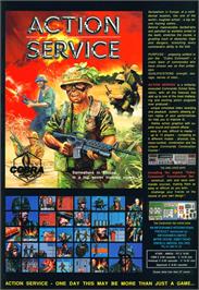 Advert for Action Service on the Atari ST.