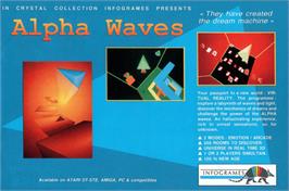 Advert for Alpha Waves on the Microsoft DOS.