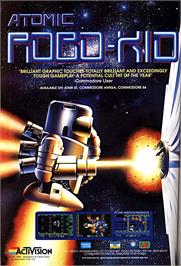 Advert for Atomic Robo-Kid on the Commodore Amiga.