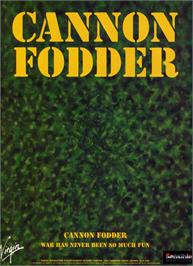 Advert for Cannon Fodder on the Acorn Archimedes.
