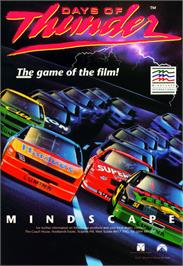 Advert for Days of Thunder on the Nintendo NES.