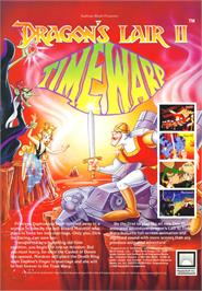 Advert for Dragon's Lair 2 - Time Warp on the Laserdisc.
