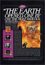 Advert for Elvira 2 on the Atari ST.