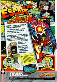 Advert for Escape from the Planet of the Robot Monsters on the Atari ST.