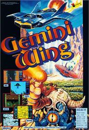 Advert for Gemini Wing on the MSX.