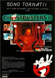 Advert for Ghostbusters 2 on the Atari 2600.