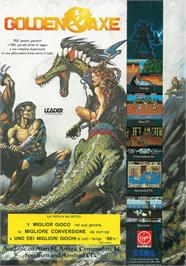 Advert for Golden Axe on the Microsoft Windows.