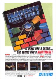 Advert for Impact on the Commodore Amiga.
