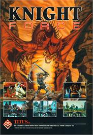 Advert for Knight Force on the Atari ST.