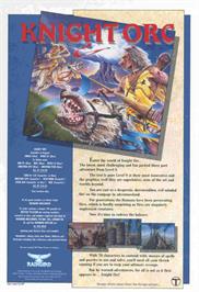 Advert for Knight Orc on the Atari 8-bit.