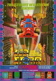 Advert for L.E.D. Storm on the Amstrad CPC.